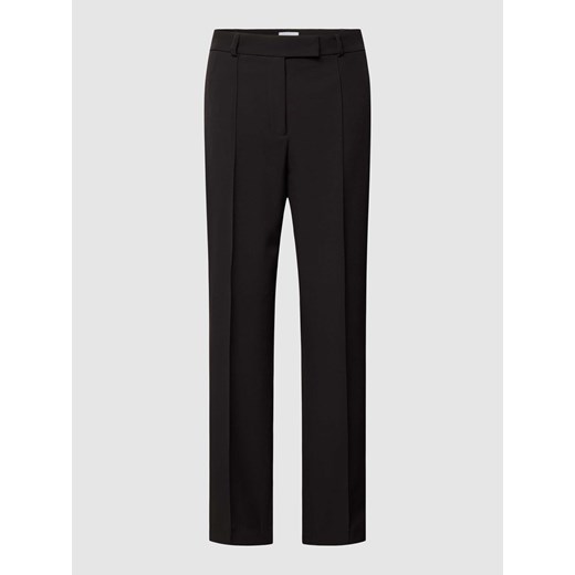Spodnie z zakładkami w pasie i lamowaną kieszenią z tyłu ze sklepu Peek&Cloppenburg  w kategorii Spodnie damskie - zdjęcie 169222306