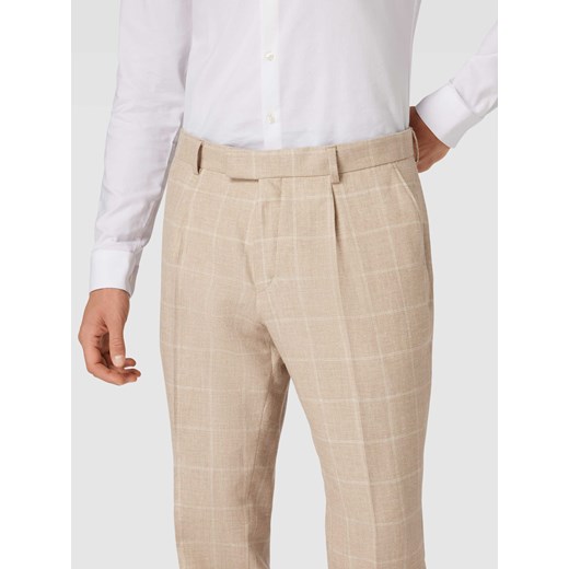 Spodnie do garnituru ze wzorem w kratę model ‘Louis’ 48 Peek&Cloppenburg 