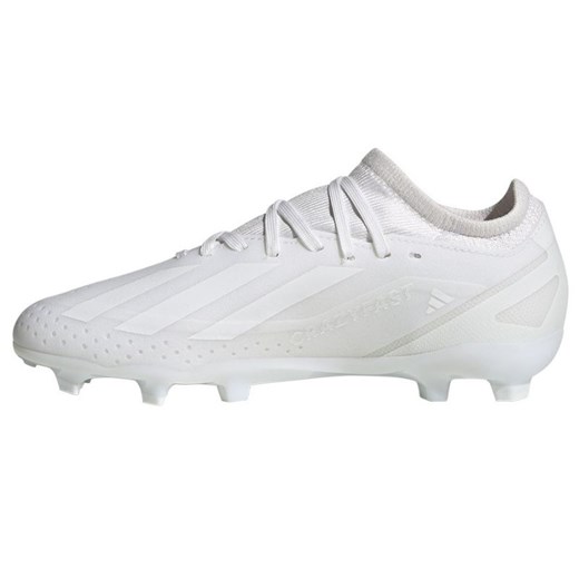 Buty piłkarskie adidas X Crazyfast.3 Fg Jr ID9353 białe ze sklepu ButyModne.pl w kategorii Buty sportowe dziecięce - zdjęcie 169224085