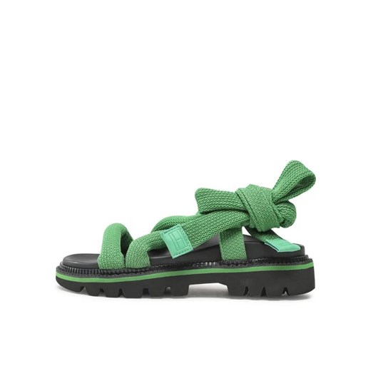 Tommy Jeans Sandały Sandal EN0EN02073 Zielony Tommy Jeans 39 MODIVO
