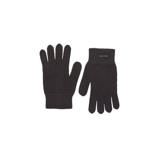 Calvin Klein Rękawiczki Damskie Essential Knit Gloves K60K611167 Czarny ze sklepu MODIVO w kategorii Rękawiczki damskie - zdjęcie 169225108