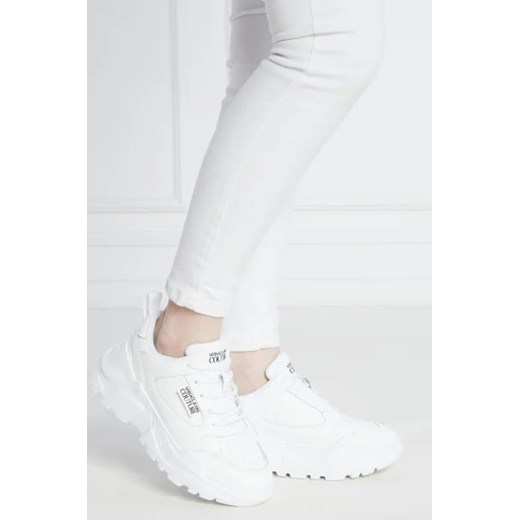Buty sportowe damskie Versace Jeans sneakersy białe 