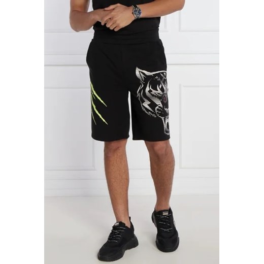 Plein Sport Szorty Tiger Line | Regular Fit Plein Sport M Gomez Fashion Store