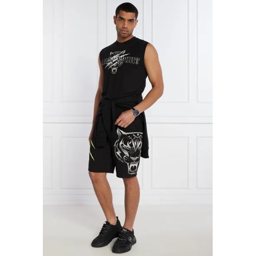 Plein Sport Szorty Tiger Line | Regular Fit Plein Sport M Gomez Fashion Store
