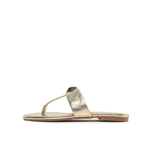 Kurt Geiger Japonki Kensington T-Bar Sandal 8651461109 Złoty Kurt Geiger 38 promocja MODIVO