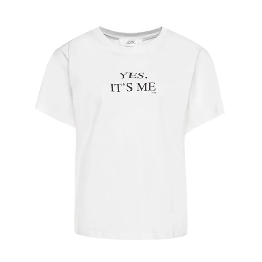 Victoria Victoria Beckham T-Shirt 2220JTS001339A Biały Regular Fit Victoria Victoria Beckham S wyprzedaż MODIVO