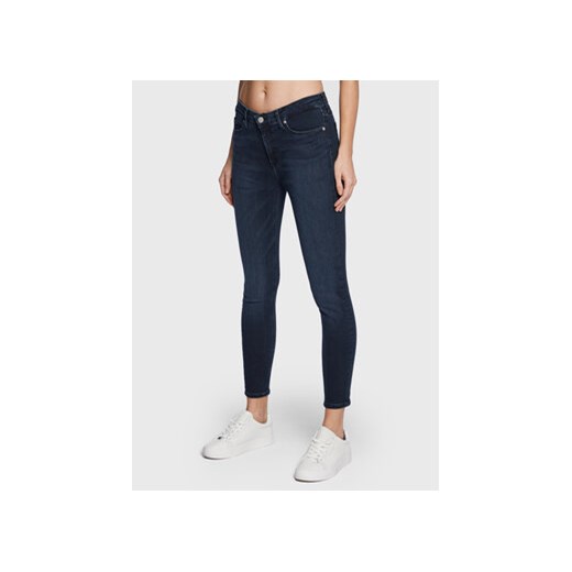 Calvin Klein Jeans Jeansy J20J221834 Granatowy Skinny Ankle Fit 26 MODIVO