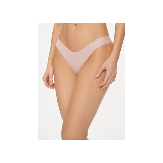 Calvin Klein Underwear Figi brazylijskie 000QD5188E Różowy ze sklepu MODIVO w kategorii Majtki damskie - zdjęcie 169230925