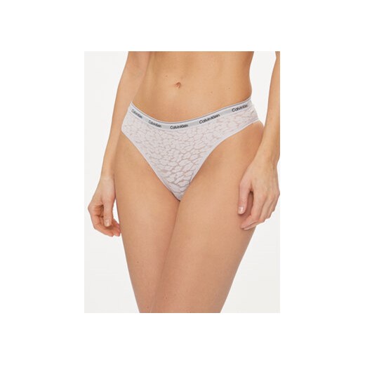 Calvin Klein Underwear Figi brazylijskie 000QD5233E Fioletowy ze sklepu MODIVO w kategorii Majtki damskie - zdjęcie 169230928