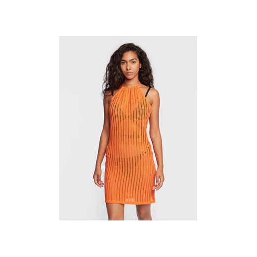 Gina Tricot Sukienka plażowa Lima 18996 Pomarańczowy Slim Fit Gina Tricot L okazyjna cena MODIVO