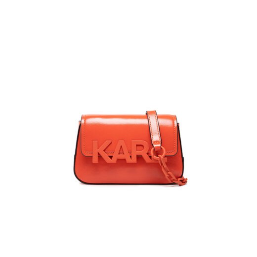 KARL LAGERFELD Saszetka nerka 220W3013 Pomarańczowy Karl Lagerfeld uniwersalny promocja MODIVO