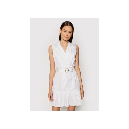 Rinascimento Sukienka koktajlowa CFC0017897002 Biały Regular Fit Rinascimento M promocyjna cena MODIVO
