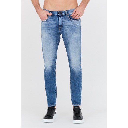 DIESEL Niebieski jeansy D-Struktslim jeans, Wybierz rozmiar 34 ze sklepu outfit.pl w kategorii Jeansy męskie - zdjęcie 169237009