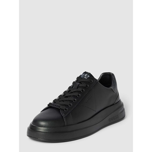 Sneakersy ze skórzanymi naszywkami model ‘ELBA’ ze sklepu Peek&Cloppenburg  w kategorii Trampki męskie - zdjęcie 169237566