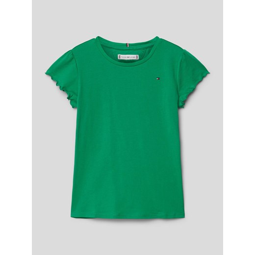 T-shirt z wyhaftowanym logo model ‘ESSENTIAL’ ze sklepu Peek&Cloppenburg  w kategorii Bluzki dziewczęce - zdjęcie 169237609