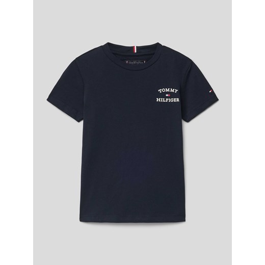 T-shirt z nadrukiem z logo ze sklepu Peek&Cloppenburg  w kategorii T-shirty chłopięce - zdjęcie 169237618
