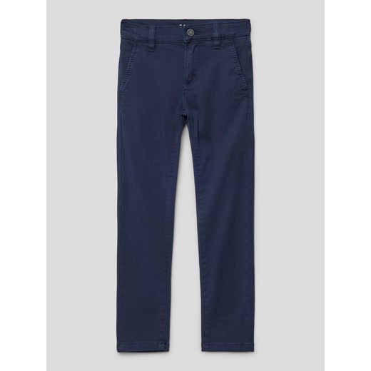 Spodnie o kroju slim fit z wpuszczanymi kieszeniami w stylu francuskim ze sklepu Peek&Cloppenburg  w kategorii Spodnie chłopięce - zdjęcie 169237619