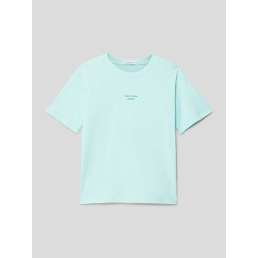 T-shirt z nadrukiem z logo model ‘SERENITY’ ze sklepu Peek&Cloppenburg  w kategorii T-shirty chłopięce - zdjęcie 169239047