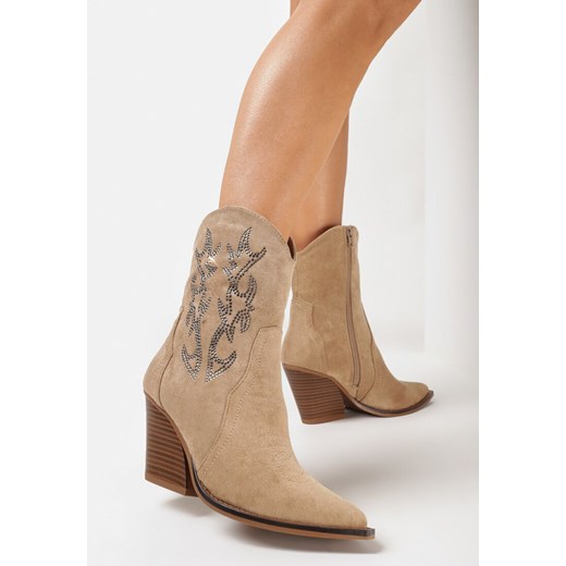 Botki Born2be bez zapięcia eleganckie 