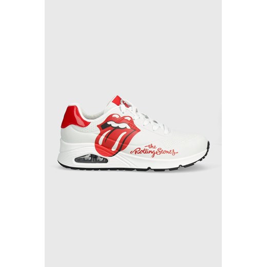 Skechers sneakersy SKECHERS X ROLLING STONES kolor biały ze sklepu ANSWEAR.com w kategorii Buty sportowe damskie - zdjęcie 169243186