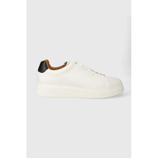 BOSS sneakersy skórzane Bulton kolor biały 50497887 ze sklepu ANSWEAR.com w kategorii Buty sportowe męskie - zdjęcie 169243206