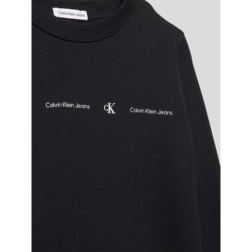 Bluza z detalami z logo model ‘MINIMALISTIC’ 164 Peek&Cloppenburg 