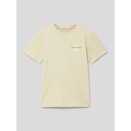 T-shirt z nadrukiem z logo model ‘CHEST MONOGRAM’ ze sklepu Peek&Cloppenburg  w kategorii T-shirty chłopięce - zdjęcie 169247199