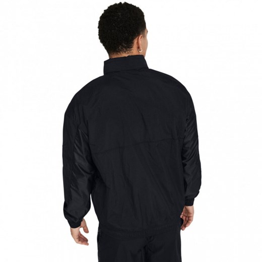 Męska kurtka treningowa Under Armour Curry Woven Jacket - czarna ze sklepu Sportstylestory.com w kategorii Bluzy męskie - zdjęcie 169247727