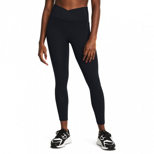 Damskie legginsy treningowe Under Armour Meridian Crossover Ankle - czarne ze sklepu Sportstylestory.com w kategorii Spodnie damskie - zdjęcie 169247758