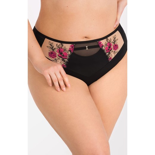 Biustonosz miękki soft czarny K101/1 Gaby, Kolor czarny-wzór, Rozmiar 80H, Gorsenia 85J okazyjna cena Intymna