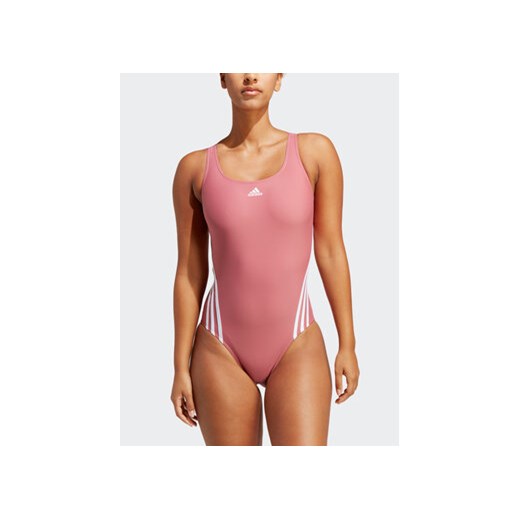 adidas Strój kąpielowy adidas 3-Stripes Swimsuit IB5993 Różowy ze sklepu MODIVO w kategorii Stroje kąpielowe - zdjęcie 169251797