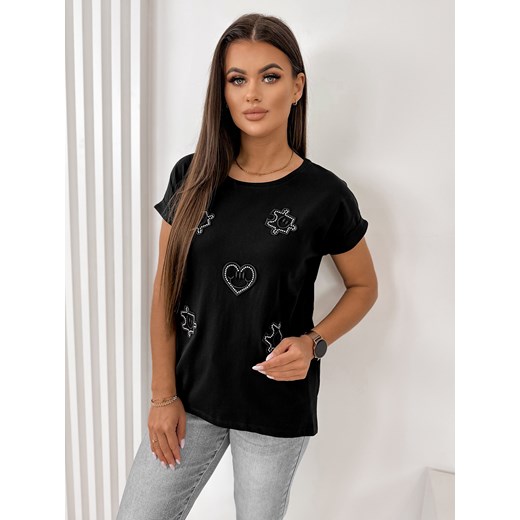 bluzka dreep czarna one size ze sklepu UBRA w kategorii Bluzki damskie - zdjęcie 169254637