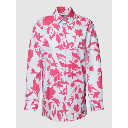 Bluzka koszulowa z wzorem na całej powierzchni ze sklepu Peek&Cloppenburg  w kategorii Koszule damskie - zdjęcie 169255175