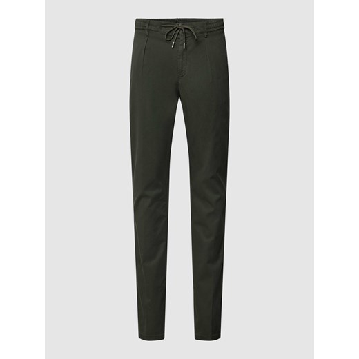 Spodnie o kroju regular fit z mieszanki lyocellu ze sklepu Peek&Cloppenburg  w kategorii Spodnie męskie - zdjęcie 169255188