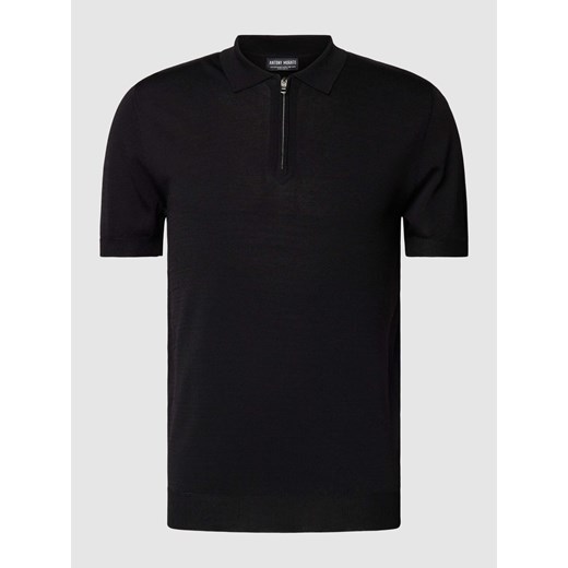 Koszulka polo z krótką listwą na zamek błyskawiczny ze sklepu Peek&Cloppenburg  w kategorii T-shirty męskie - zdjęcie 169255376