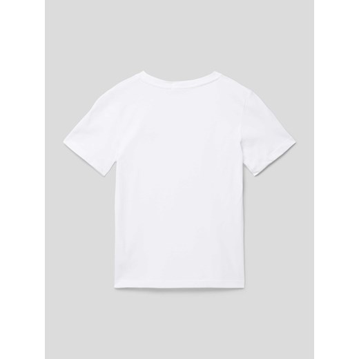 T-shirt z nadrukiem z logo model ‘CHEST MONOGRAM’ 176 Peek&Cloppenburg 
