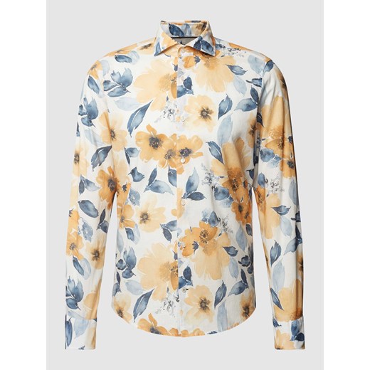 Koszula biznesowa o kroju slim fit z kwiatowym wzorem Joop! 44 Peek&Cloppenburg 