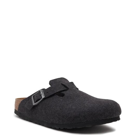 Klapki damskie BIRKENSTOCK z tkaniny bez zapięcia
