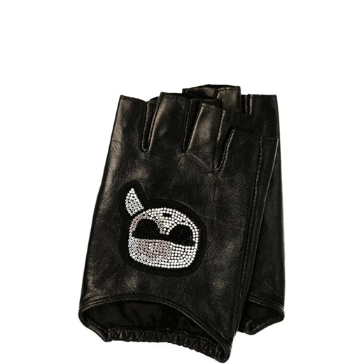 Karl Lagerfeld Skórzane rękawiczki K/Ikonik Rhinest ze sklepu Gomez Fashion Store w kategorii Rękawiczki damskie - zdjęcie 169258439