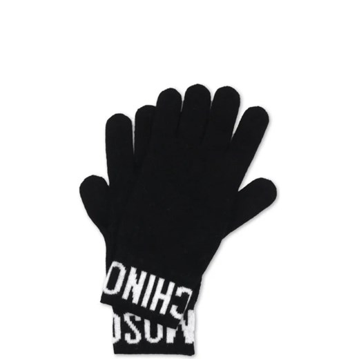 Moschino Rękawiczki | z dodatkiem wełny Moschino OS okazyjna cena Gomez Fashion Store