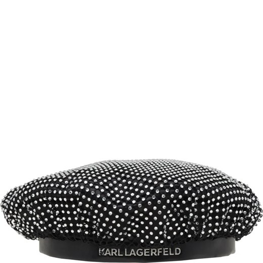 Karl Lagerfeld Beret k/evening rhnstns Karl Lagerfeld Uniwersalny Gomez Fashion Store