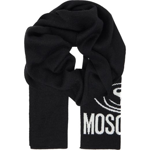Moschino Szal | z dodatkiem wełny Moschino OS okazja Gomez Fashion Store