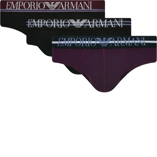 Emporio Armani Slipy 3-pack ze sklepu Gomez Fashion Store w kategorii Majtki męskie - zdjęcie 169259616