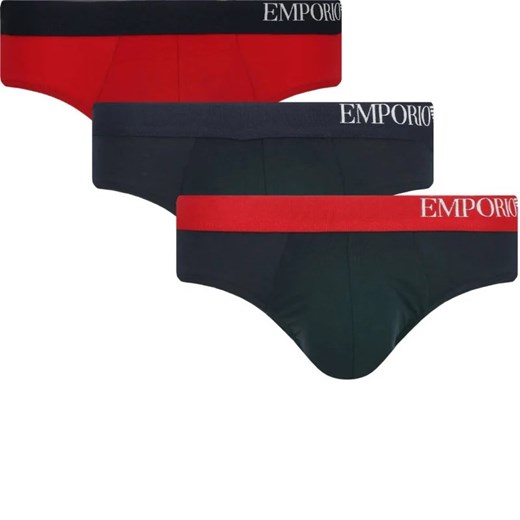 Emporio Armani Slipy 3-pack ze sklepu Gomez Fashion Store w kategorii Majtki męskie - zdjęcie 169259627