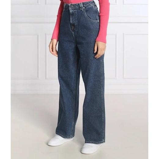 Jeansy damskie Tommy Jeans z elastanu 