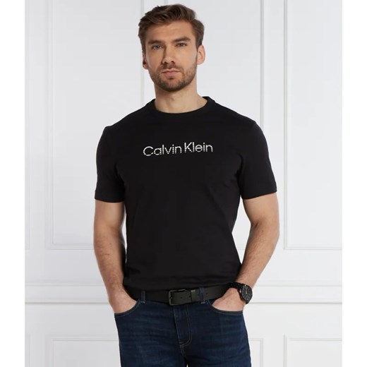 Calvin Klein T-shirt DEGRADE LOGO | Regular Fit ze sklepu Gomez Fashion Store w kategorii T-shirty męskie - zdjęcie 169259827