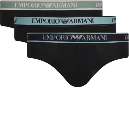 Emporio Armani Slipy 3-pack ze sklepu Gomez Fashion Store w kategorii Majtki męskie - zdjęcie 169259885