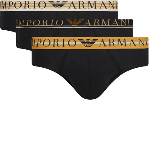 Emporio Armani Slipy 3-pack ze sklepu Gomez Fashion Store w kategorii Majtki męskie - zdjęcie 169259895