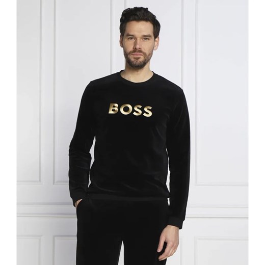 BOSS BLACK Bluza Velour | Regular Fit ze sklepu Gomez Fashion Store w kategorii Bluzy męskie - zdjęcie 169260056