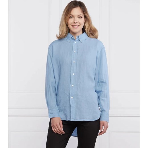 Koszula damska Polo Ralph Lauren niebieska 